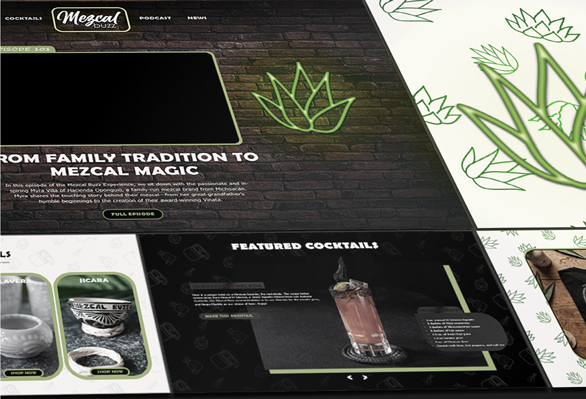 Client website layout